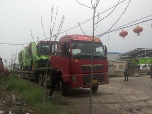 山東東營又發(fā)2臺穗莖兼收玉米收獲機(jī)